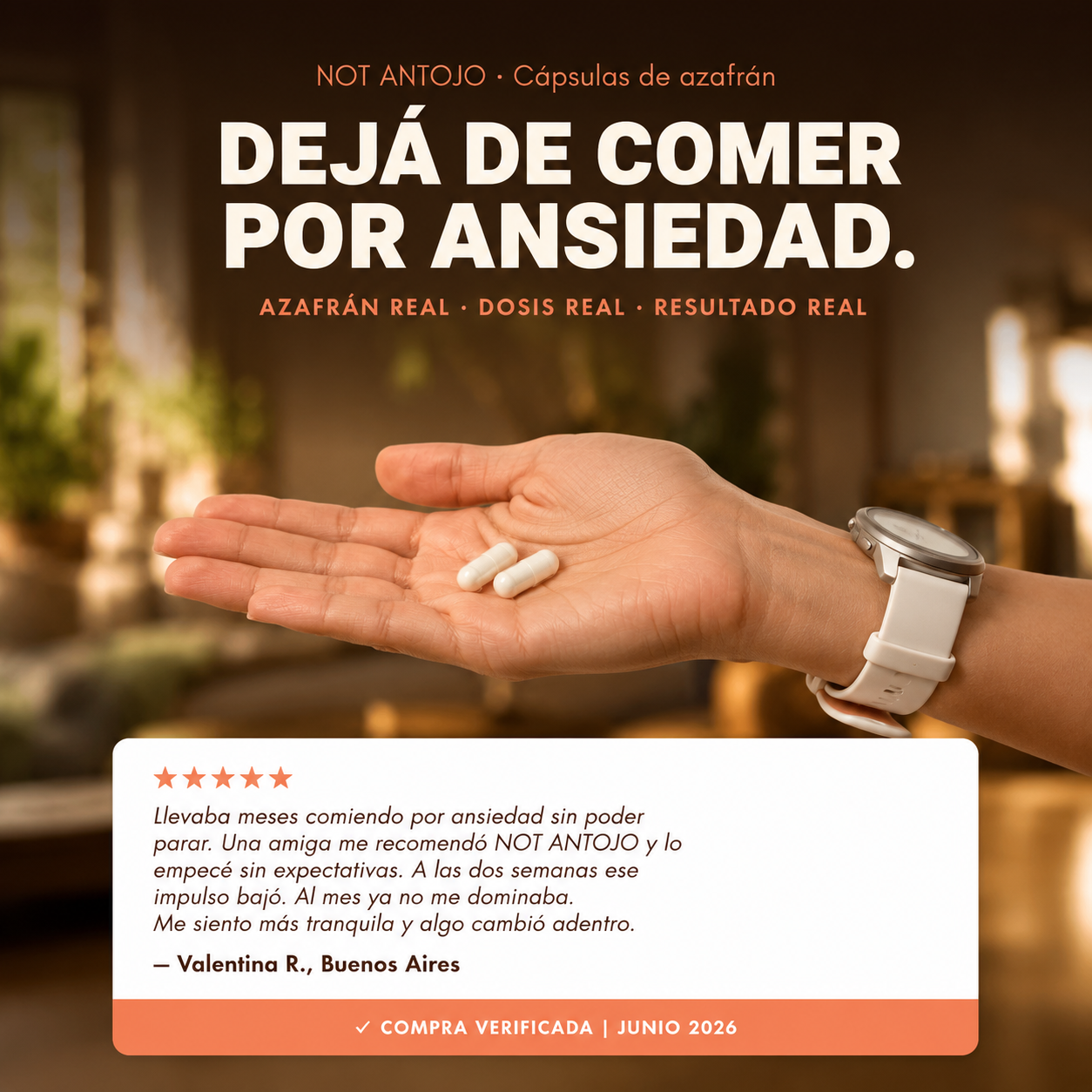 NOT ANTOJO — Dejá de comer por ansiedad