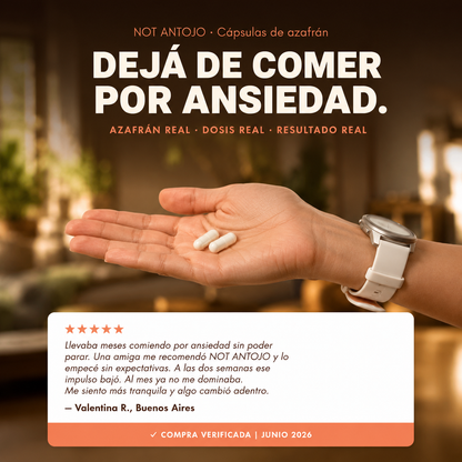 NOT ANTOJO — Dejá de comer por ansiedad